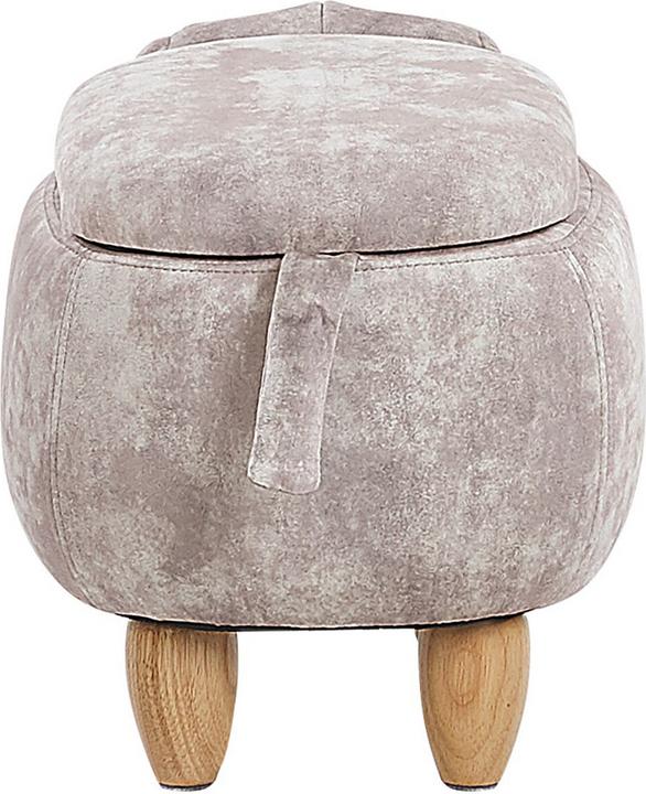 Actual product image Beliani Bilian Pufa beast with a veil, beige DOGIS.