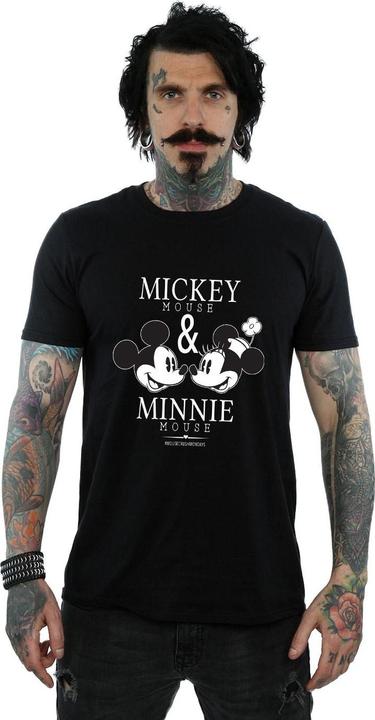 Actual product image Disney Mens Mickey And Minnie Mouse Mousecrush Mondays T-Shirt (S)