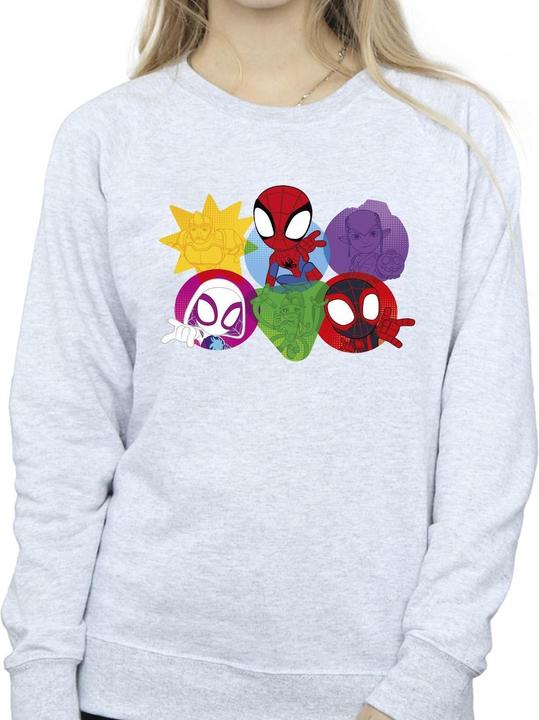 Immagine prodotto Spidey And His Amazing Friends Faces Felpa Donna (4XL)