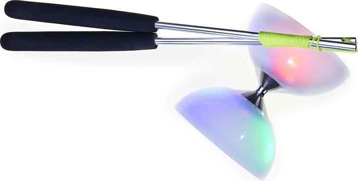 Produktbild Eureka! Diabolo mit LED-Beleuchtung und Aluminium Sticks