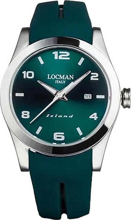 Locman Italy Herrenuhr Island grün Ref. 0613A (Analoguhr, 40 mm)