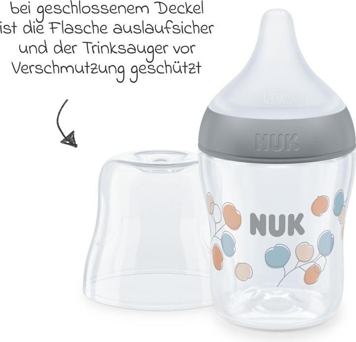 Produktbild NUK Babyflaschen PP-Flasche Perfect Match 150 ml + Silikon-Sauger (150 ml)