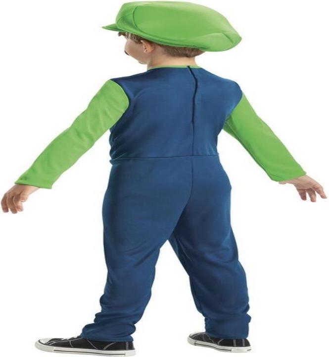 Actual product image Jakks Pacific Disguise - Super Mario Costume - Luigi (116 cm) (115809L) (S)