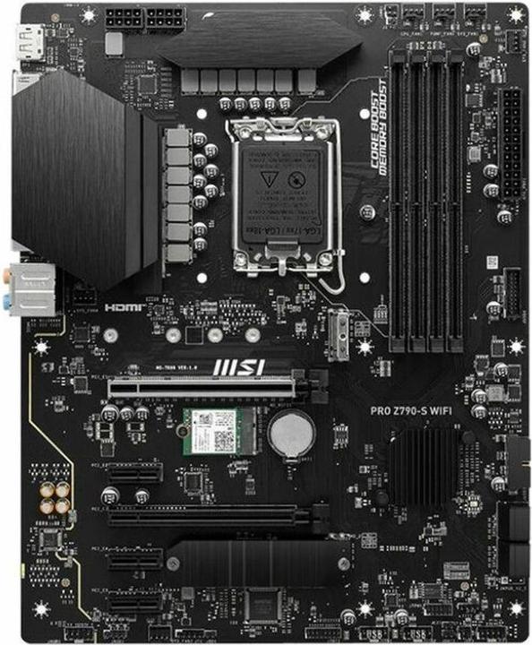 Actual product image MSI PRO Z790-S Wifi (Z790,S1700,ATX,DDR5) (LGA 1700, Intel Z790, ATX)