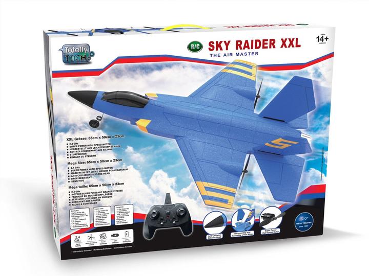 Image du produit Totally Tech Sky Raider XXL avion 2.4 Ghz bleu