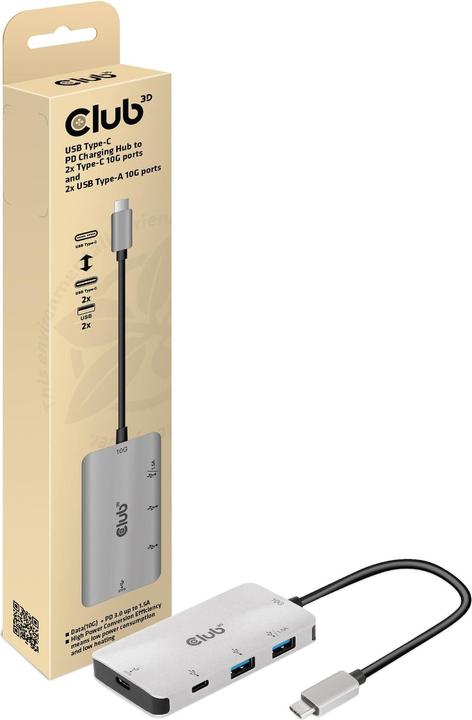 Club 3D CSV-1543 (USB-C, 4 Ports)