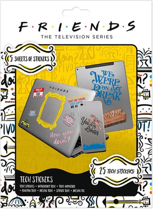 Pyramid FRIENDS - Tech Stickers Pack - Comment vous faites