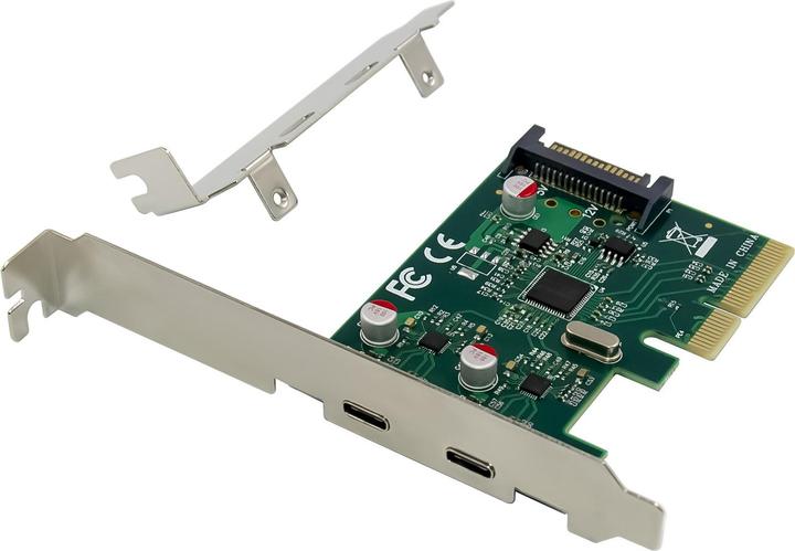 Produktbild Conceptronic PCI Express Card 2xPort USB 3.2 Gen2 Typ-C sw