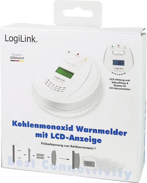 Produktbild LogiLink Kohlenmonoxidmelder