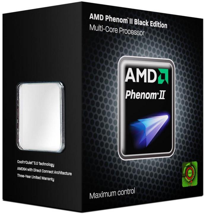 Produktbild AMD Phenom II X4 955 Black Edition C3 (AM3, 3.20 GHz, 4 -Core)