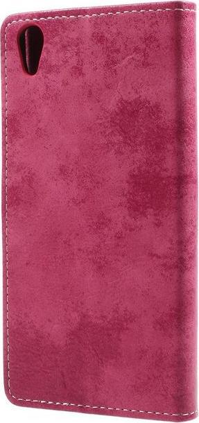 Actual product image MU Classic Vintage look leather book cover (Xperia XA1 Plus)