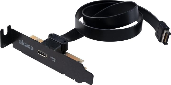 Produktbild Akasa Low Profile PCI Bracket Adapter, USB 3.1 Typ C