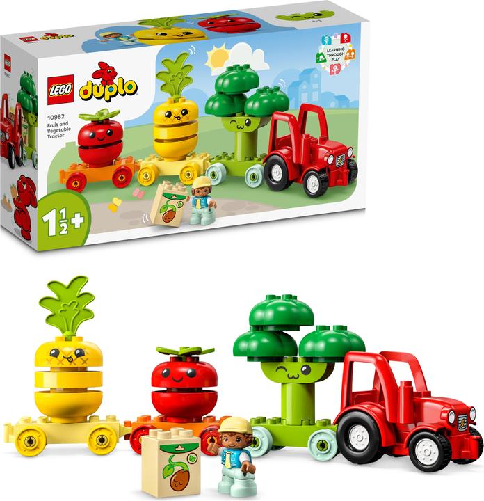 Actual product image LEGO Fruit and vegetable tractor (10982)