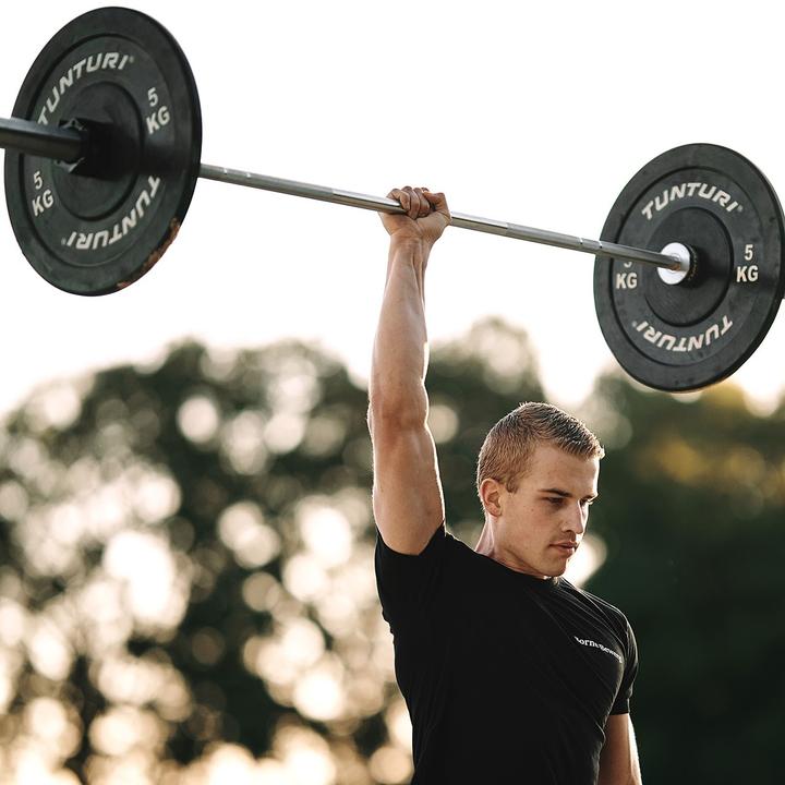 Produktbild Tunturi Bumper Plate Hantelscheiben 50 mm 10 kg (1 x 10 kg)