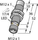 Produktbild Turk TURCK NI10U-EM12WD-AP6X-H1 Induktiver Sensor, für die Lebensmitteli NI10UEM12WDAP6X (Sensor)