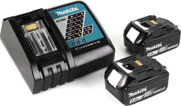 Image du produit Makita DJR 360 RT Scie sabre sans fil 36V ( 2x18V ) + 2x Batteries 5,0 Ah + Chargeur