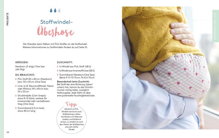Image du produit Nähen mit PUL-Stoffen – Ideal für Babys (Allemand, Leonie Bittrich, 2022)