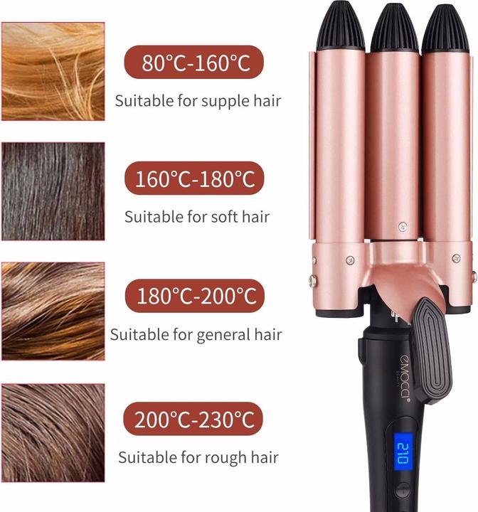 Actual product image Emocci Curling iron