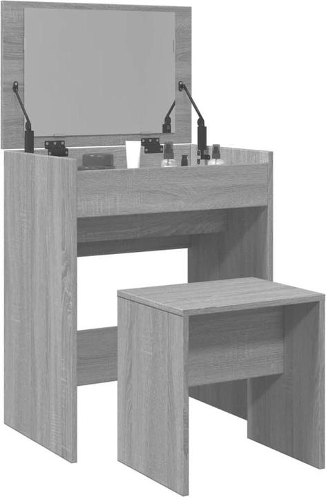 Image du produit VidaXL Coiffeuse avec tabouret 60 x 40 x 113,5 cm (60 x 40 x 75 cm)