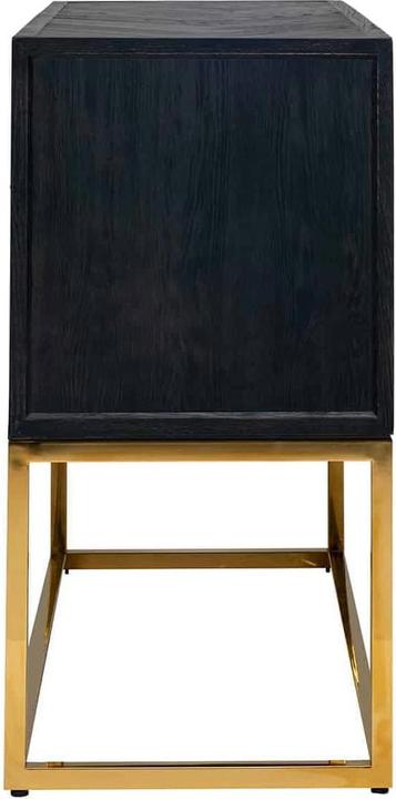 Image du produit Richmond Interiors Commode Blackbone noir or 108 (108 x 45 x 87 cm)