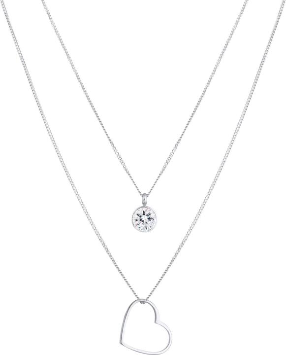 Image du produit Elli Coeur, couche (Argent sterling 925, Cristal de verre, 45 cm)