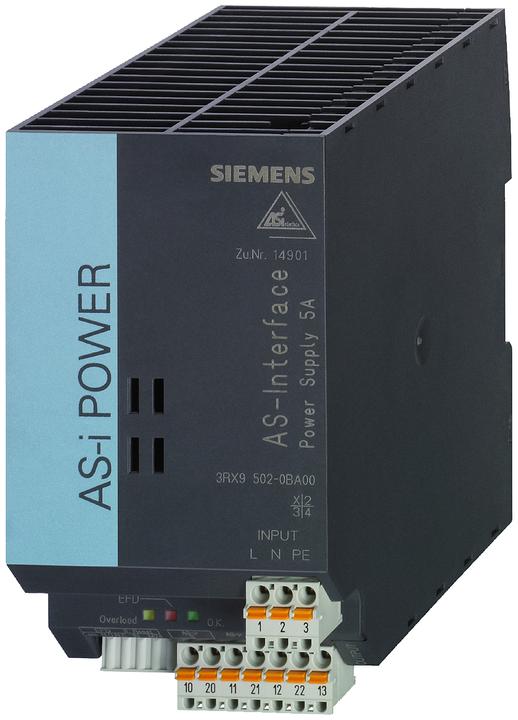 Produktbild Siemens Netzteil ASI 3RX950 Serie 120/230Vac 5A