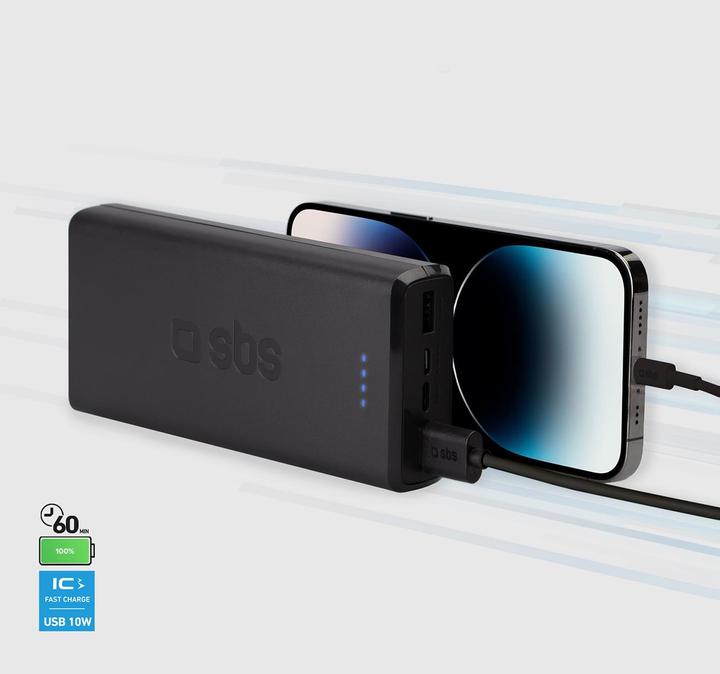 Actual product image SBS Fast Charge Powerbank (20000 mAh, 10 W, 74 Wh)