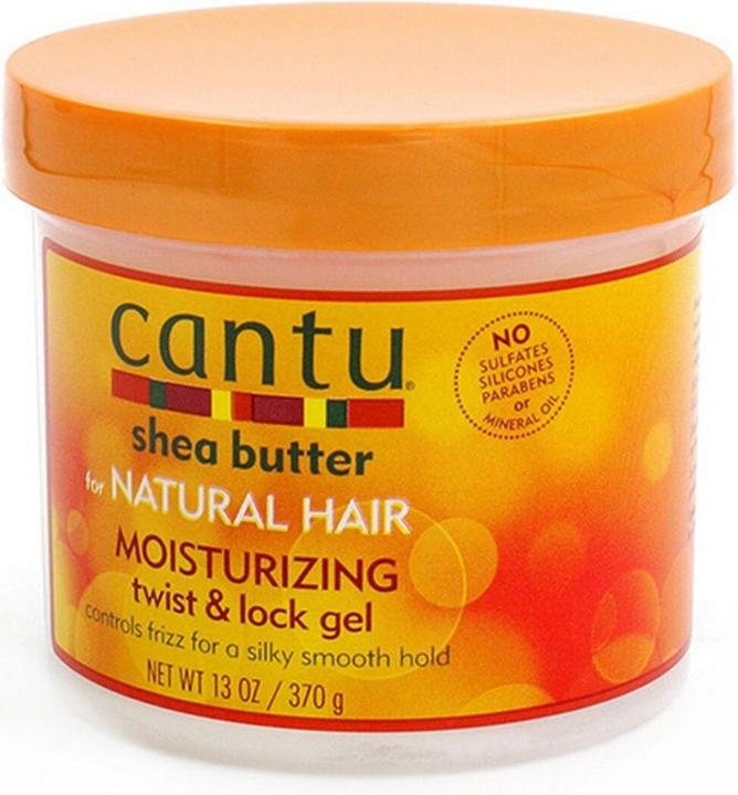 Cantu FOR NATURAL HAIR moisturizing twist & lock gel 370 gr (Haarwachs, 13 ml)