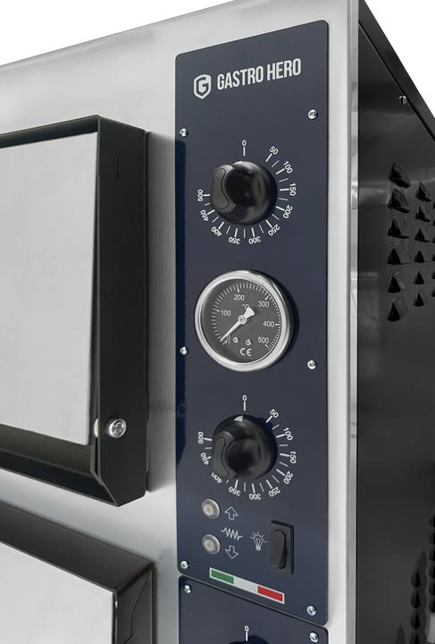 Produktbild Gastro Hero Pizzaofen PROFI PLUS +x Vollschamott (Pizzaofen Elektro, Pizzaofen Gastro)