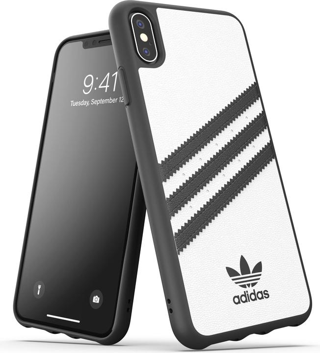 Produktbild adidas PU Moulded Case weiss/schwarz (Apple iPhone XS Max)