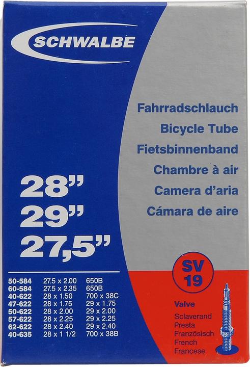 Productafbeelding Schwalbe Sv19 (Presta (SV), 27.5", 28", 29", 40 mm)