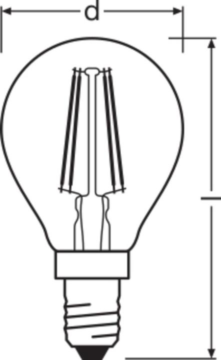 Immagine prodotto Osram Annata 1906 (E14, 4.50 W, 420 lm, 1 x, F)