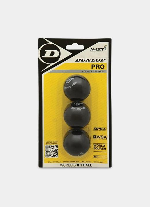 Produktbild Dunlop Squash ball PRO 2YellowDot 3-blister