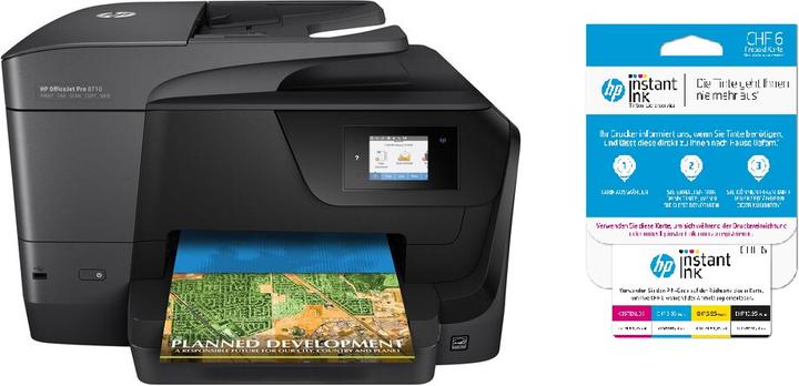 Produktbild HP OfficeJet Pro 8710 Instant Ink-Bundle