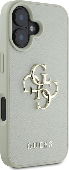 Image du produit Guess Hardcase PU Grained Big 4G and Classic Logo Case for iPhone 16 6,1" Green (Apple iPhone 16)