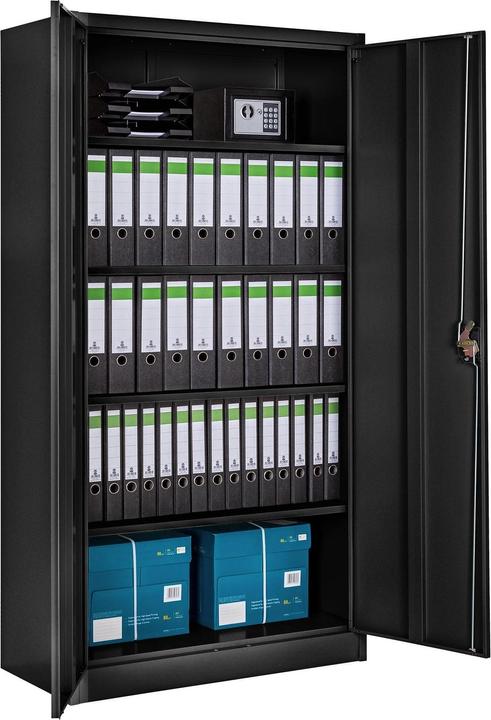 Immagine prodotto tectake 4x Armadio portadocumenti a 5 scomparti (180 x 90 x 40 cm)