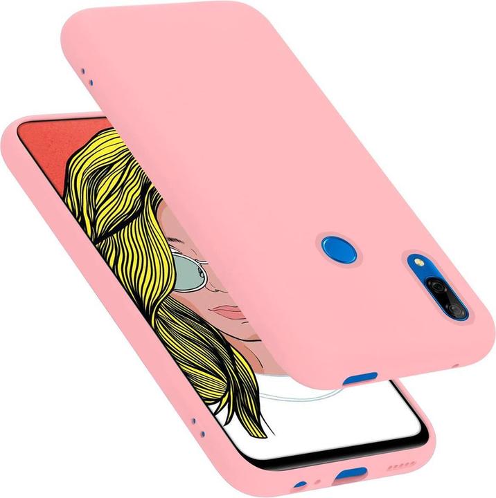 Actual product image Cadorabo TPU Liquid Silicone Case Cover (Huawei P Smart+ (2019))