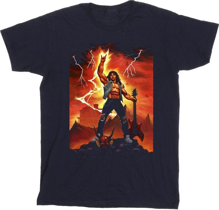 Actual product image Netflix Mens Stranger Things Hell Guitar T-Shirt (M)