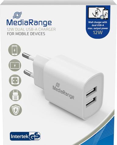 Actual product image MediaRange Socket charger (12 W)