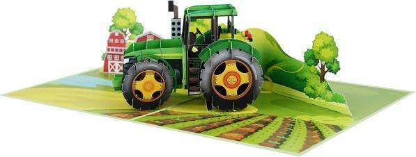 Image du produit MU Classic 3D Pop-Up Grusskarte - Traktor (1 pcs)