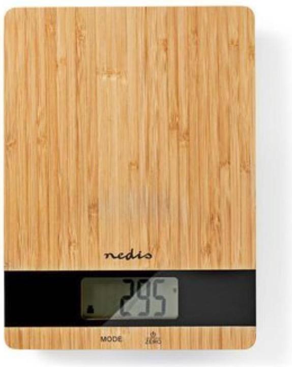 Immagine prodotto Nedis Bilancia da cucina digitale Legno/Plastica Legno Legno