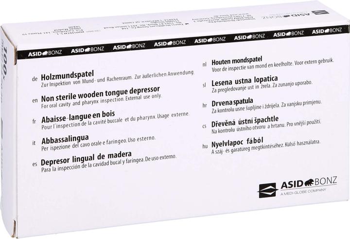 Produktbild Asid Bonz Holzmundspatel unsteril, 100 St