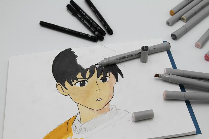 Actual product image Sinoart Marker pens (Basic colours, 6 x)