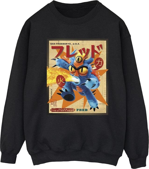 Image du produit Disney - Sweat BIG HERO BAYMAX FRED NEWSPAPER - Femme (S)