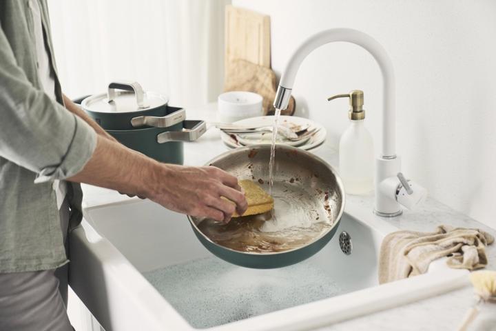 Image du produit Zwilling Pure poêle à frire sans revêtement 28cm vert (28 cm, Poêle à frire, Acier inoxydable)
