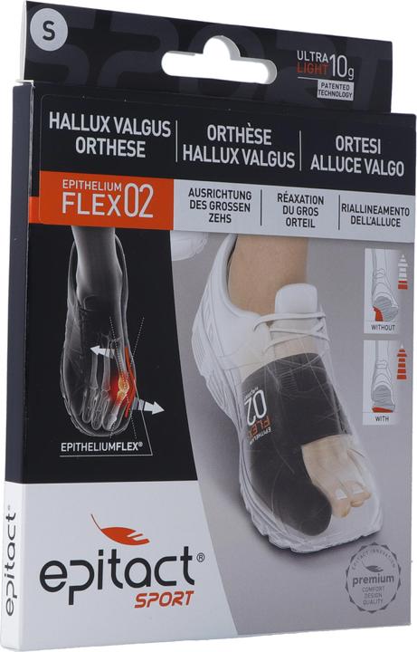 Epitact Sport Hallux Valgus Orthese EpitheliumFlex 02, Gr. S (S)