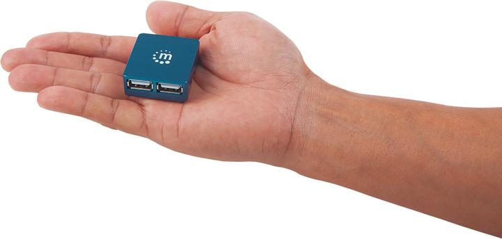 Produktbild Manhattan 4 Port USB 2.0-Hub (USB-A, 4 Ports)