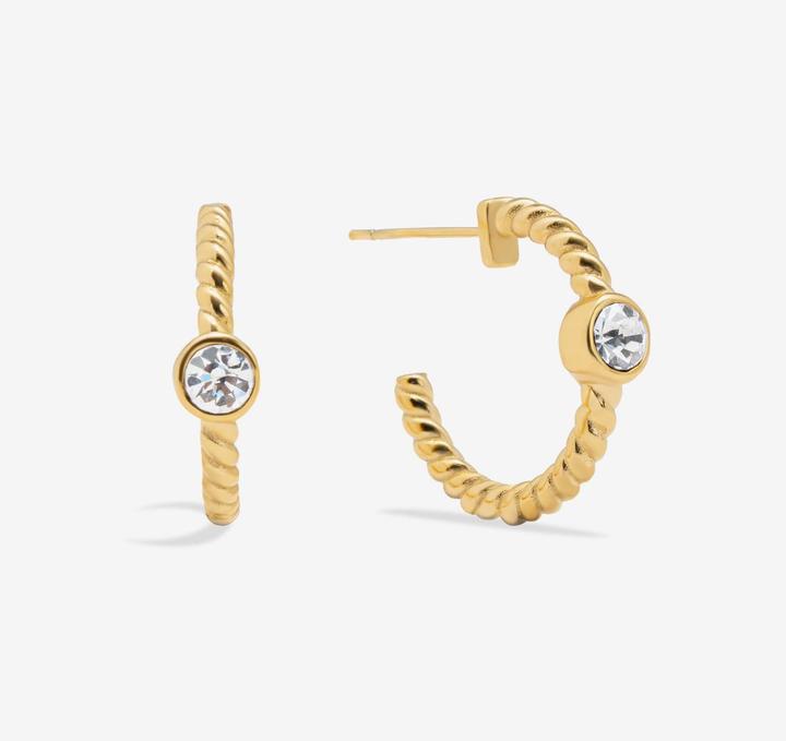 Sensora Jewelry Strand Hoops Ohrringe (Edelstahl)