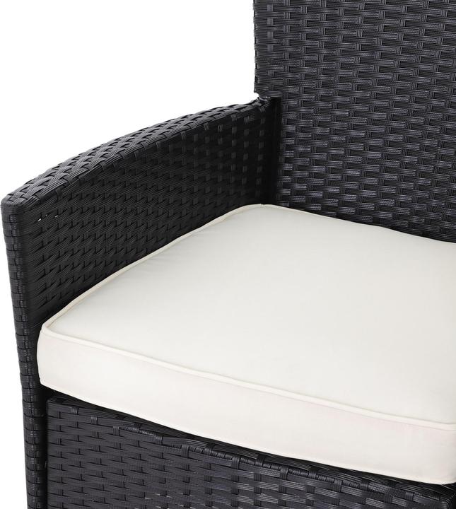 Actual product image Casaria Poly Rattan Garden Chairs