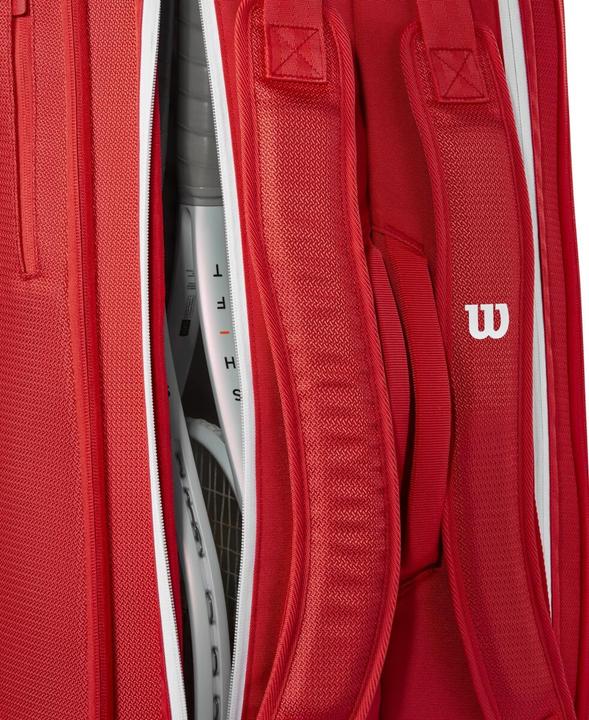 Actual product image Wilson Super Tour Rot 9er Schlägertasche (9R)